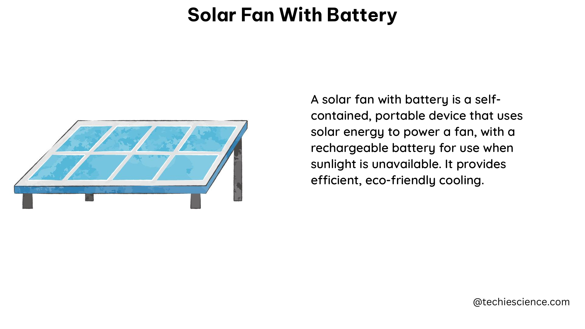 solar fan with battery