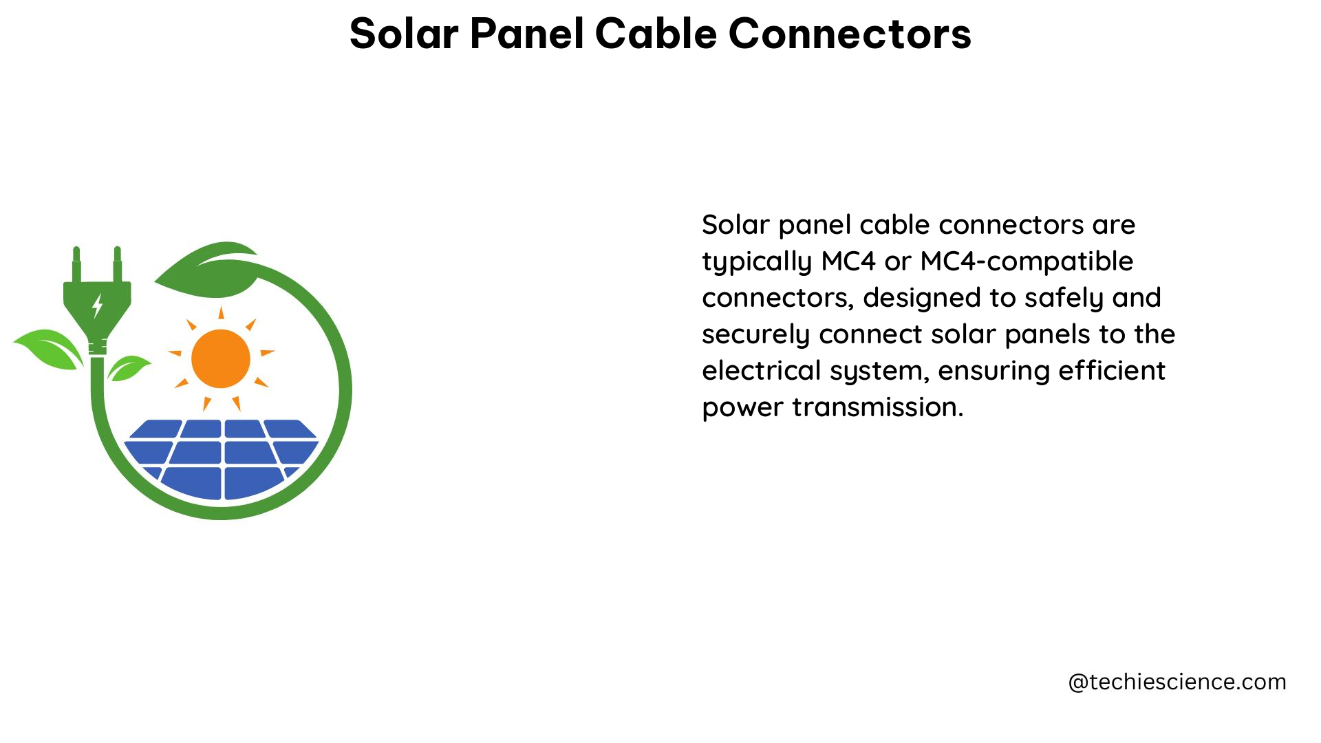 solar panel cable connectors