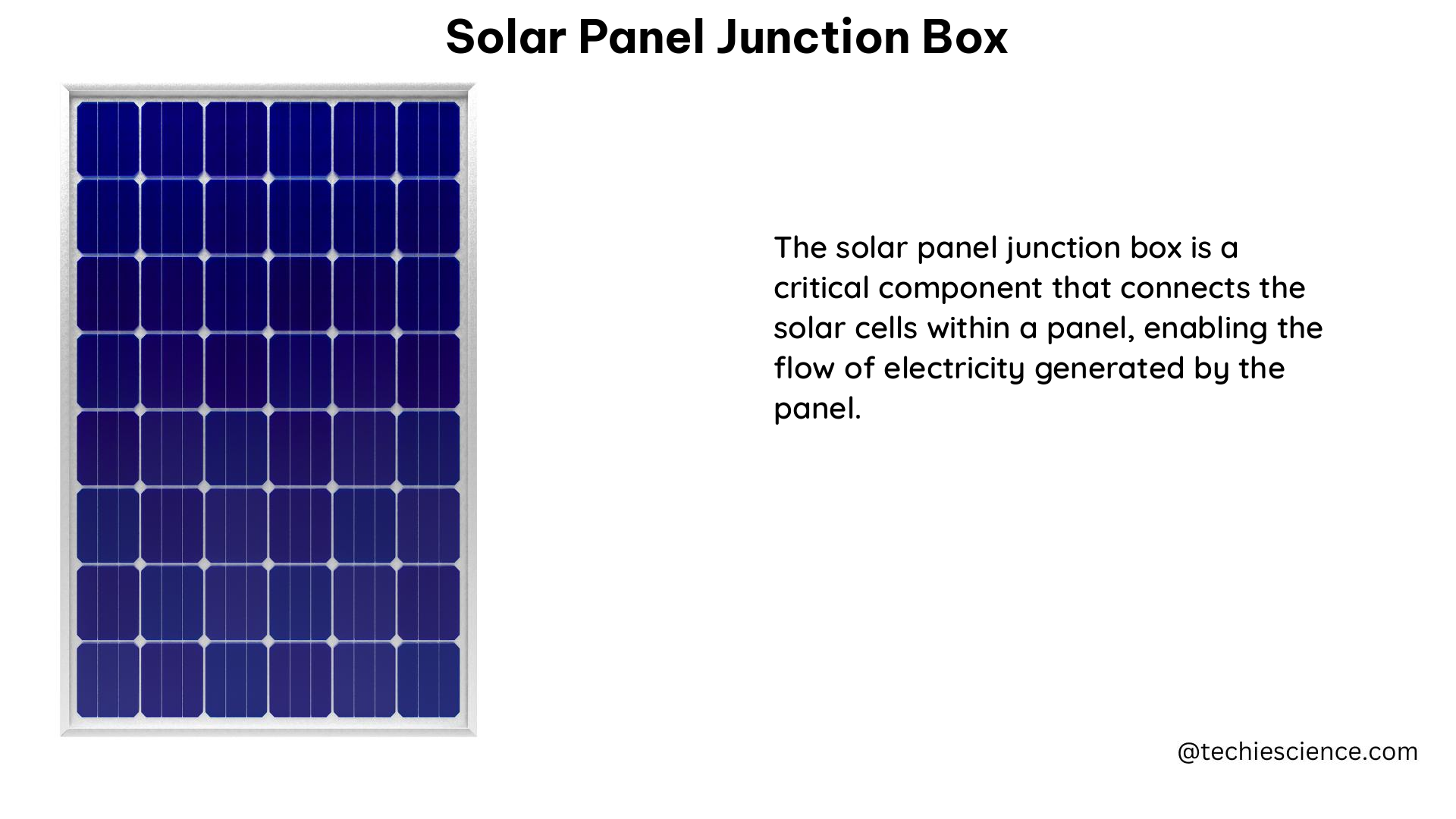 solar panel junction box