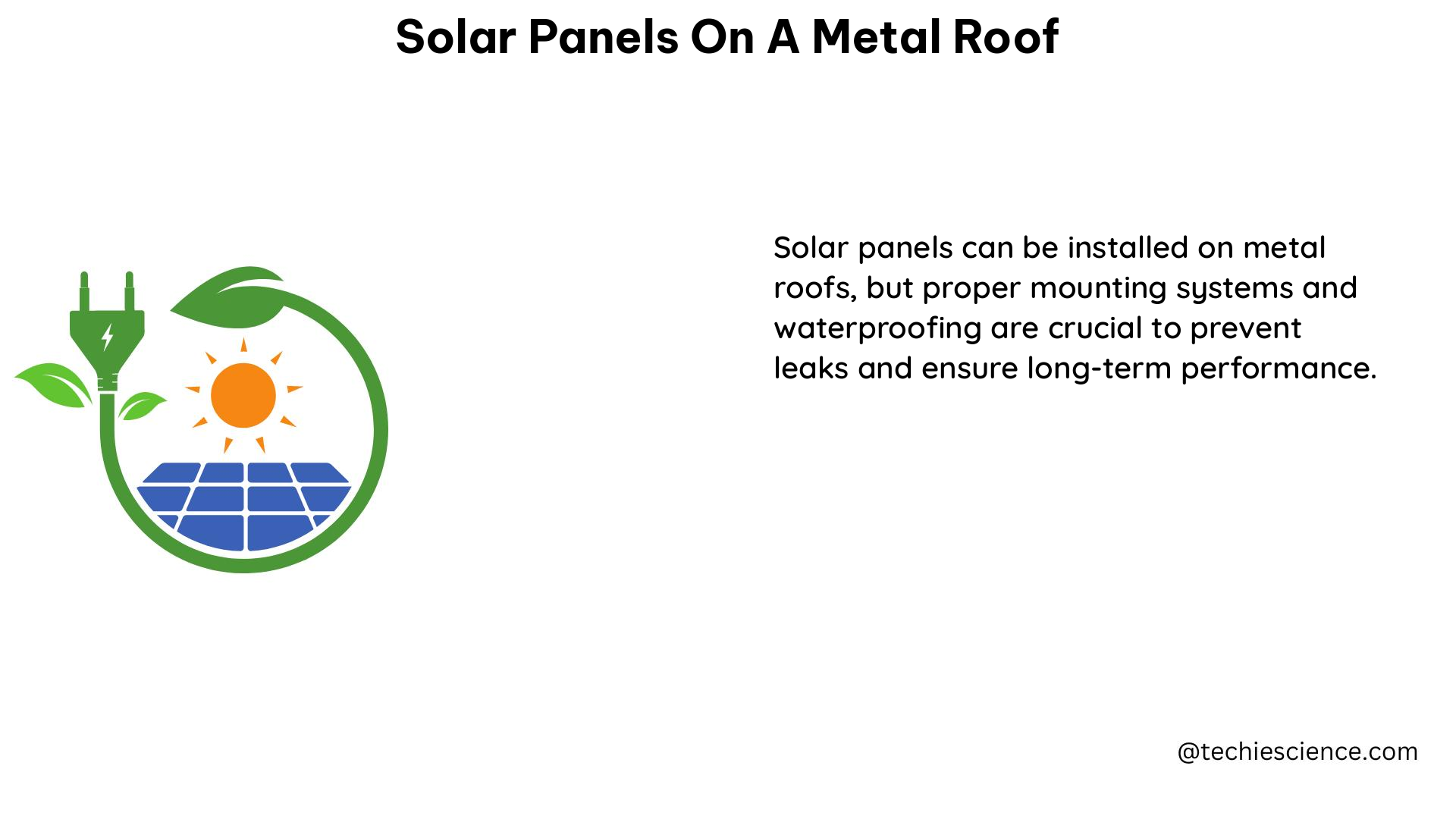 solar panels on a metal roof