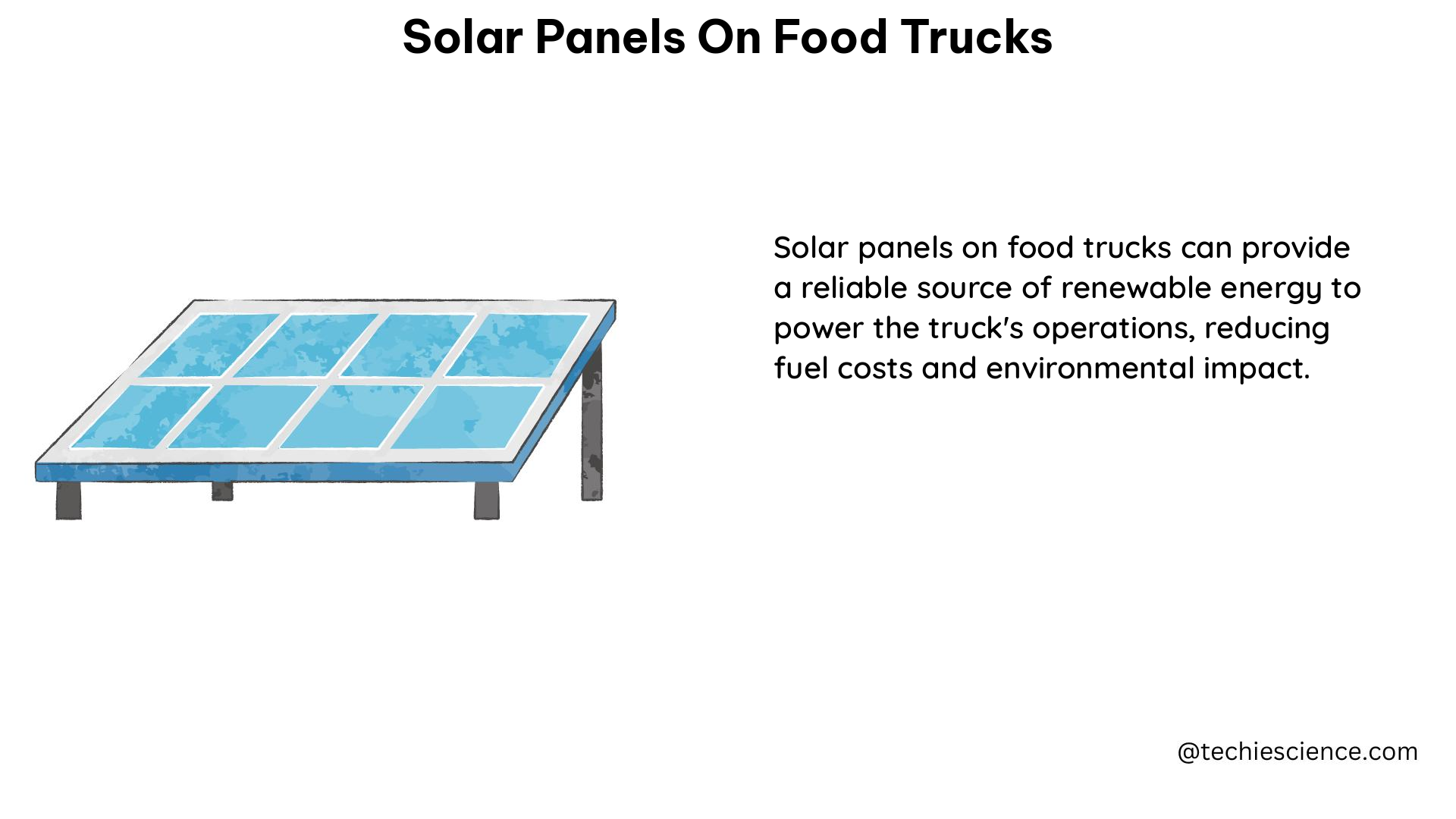 solar panels on food trucks