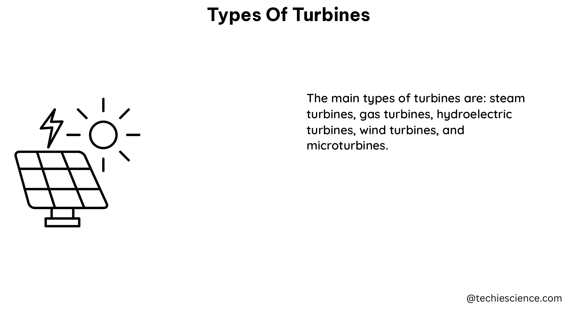 types of turbines