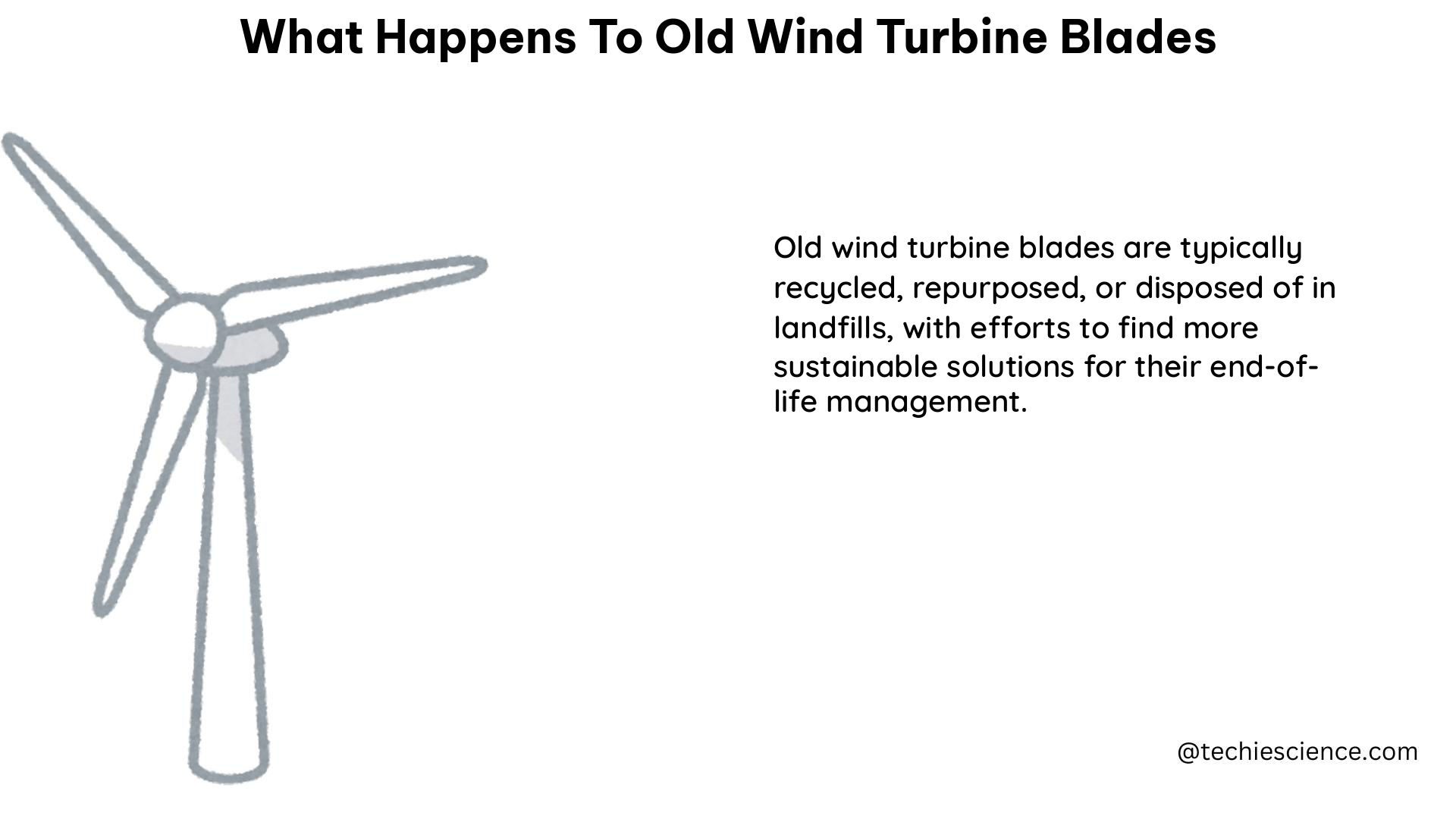 what happens to old wind turbine blades