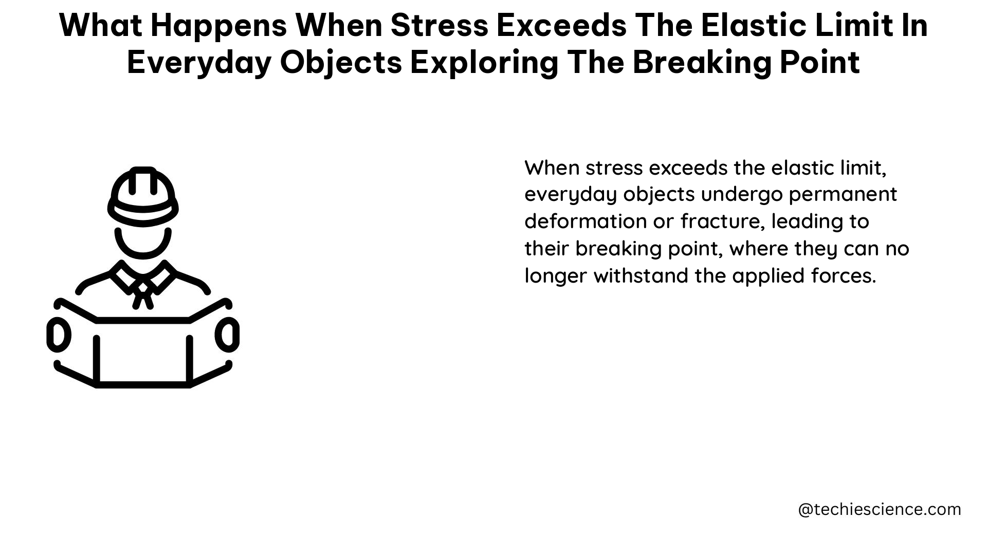 what happens when stress exceeds the elastic limit in everyday objects exploring the breaking point