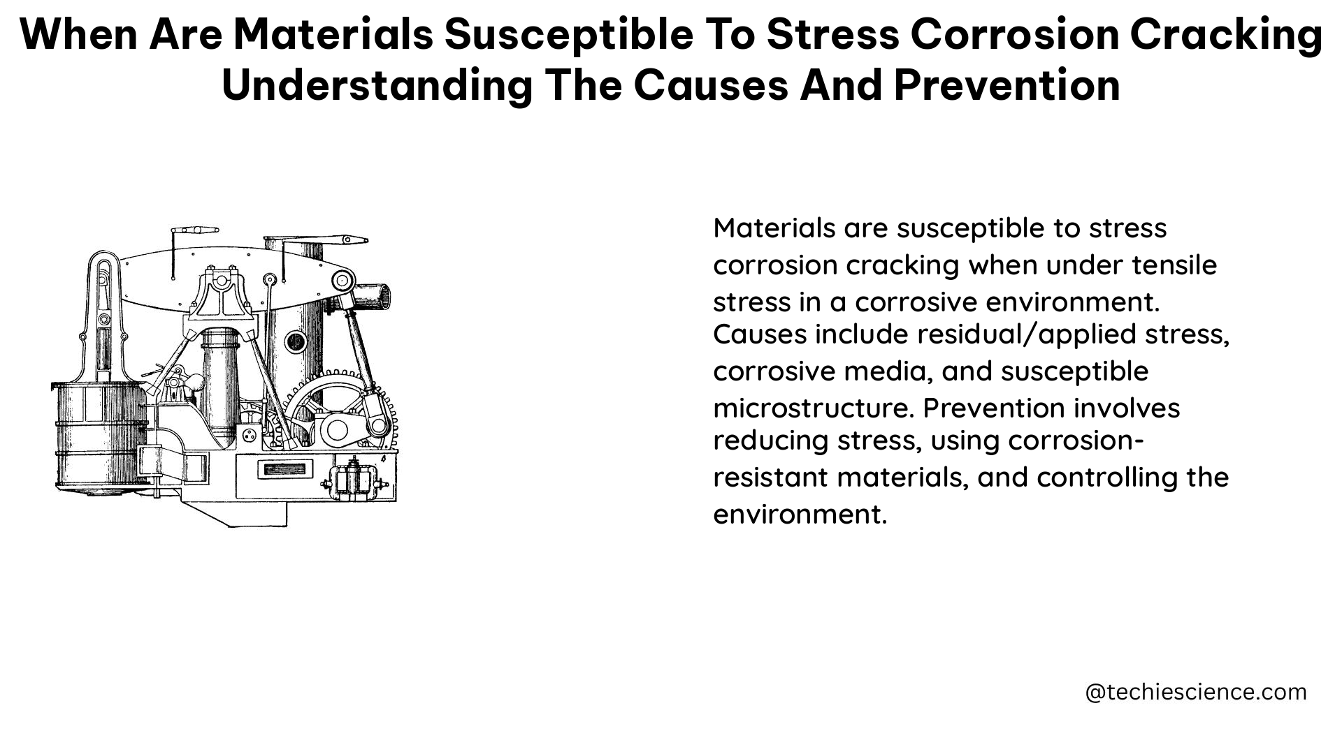 when are materials susceptible to stress corrosion cracking understanding the causes and prevention