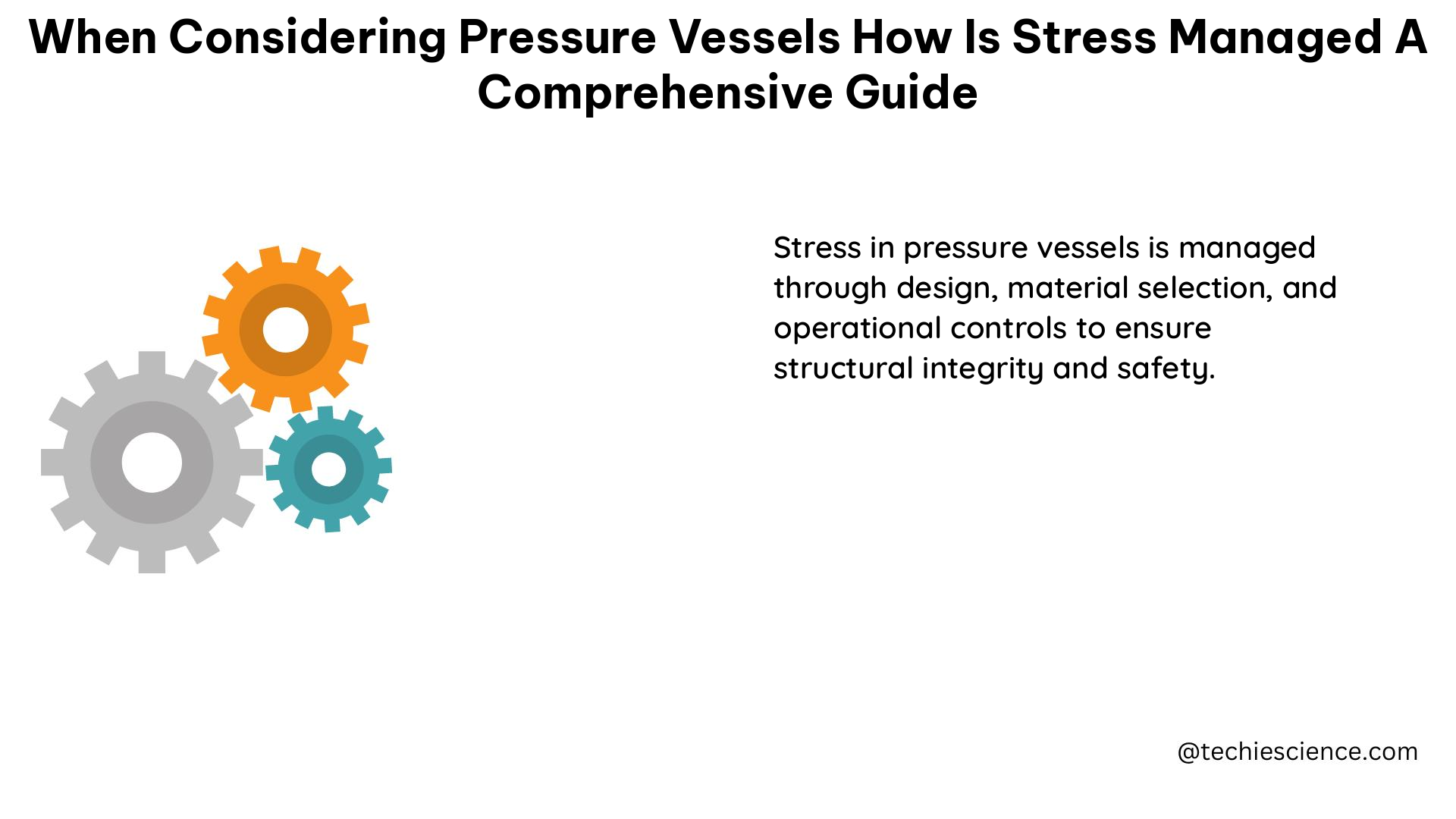 when considering pressure vessels how is stress managed a comprehensive guide