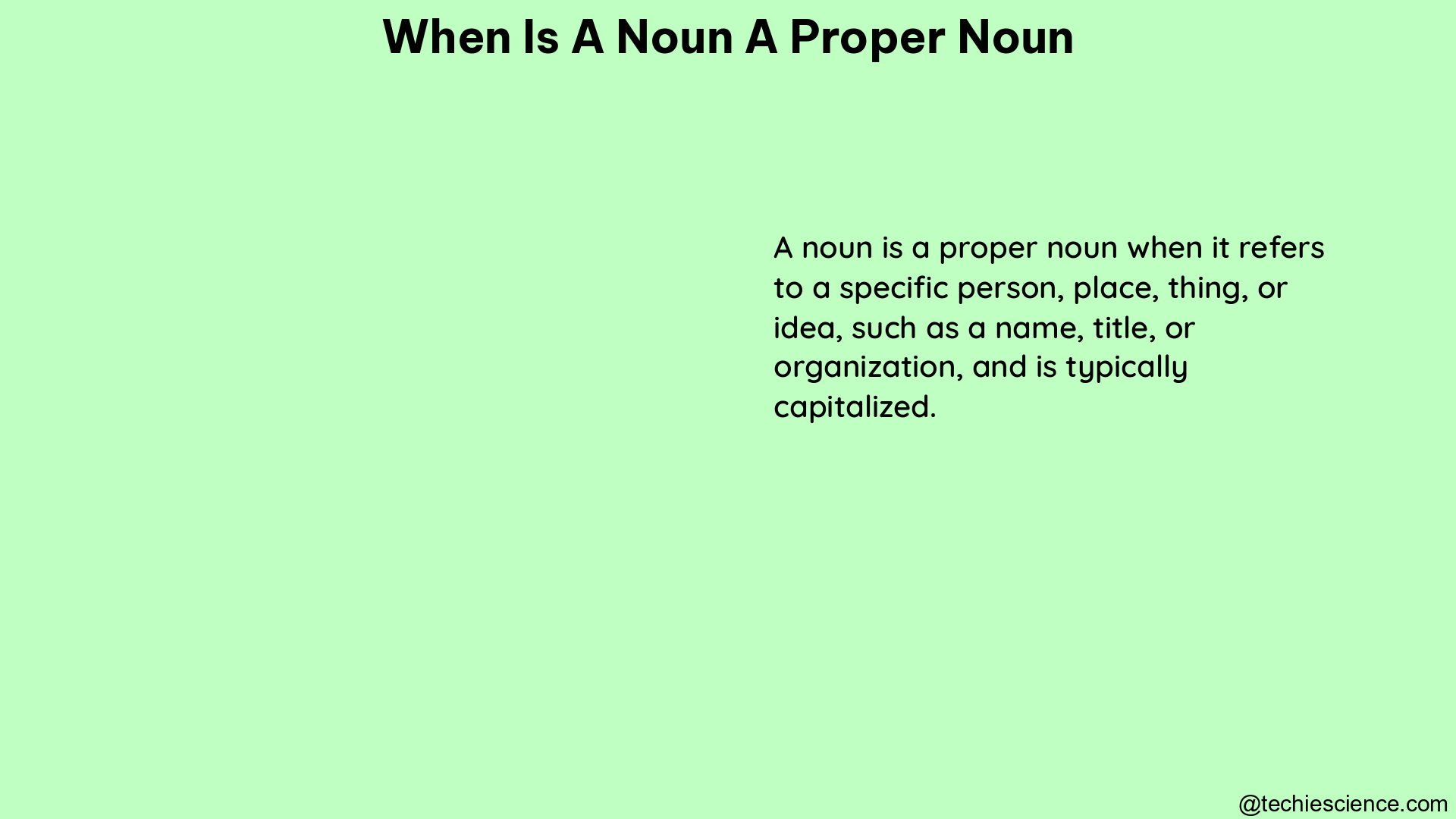 when is a noun a proper noun