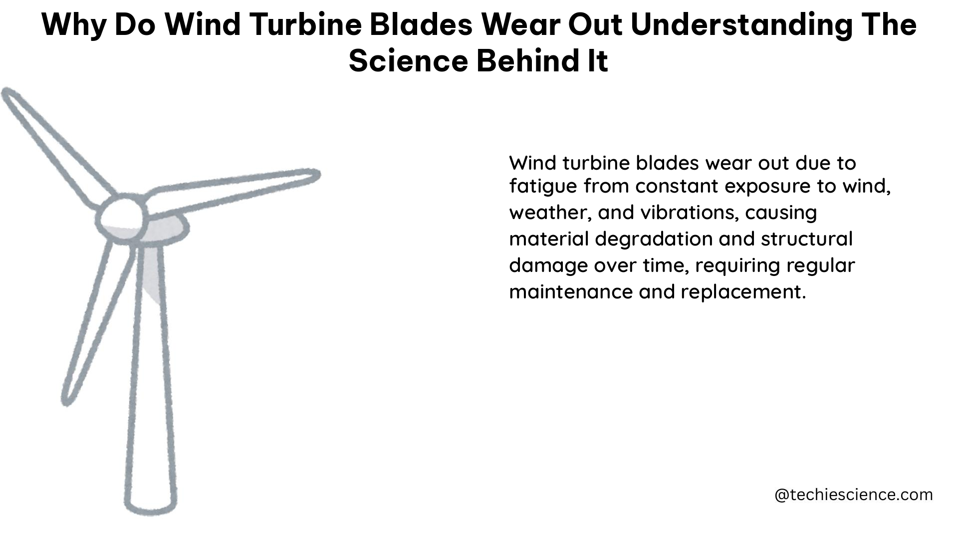 why do wind turbine blades wear out understanding the science behind it