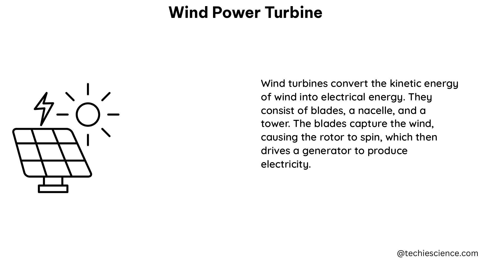 wind power turbine