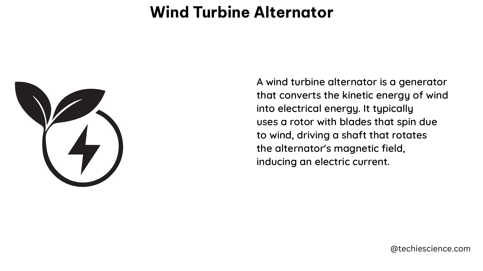 wind turbine alternator