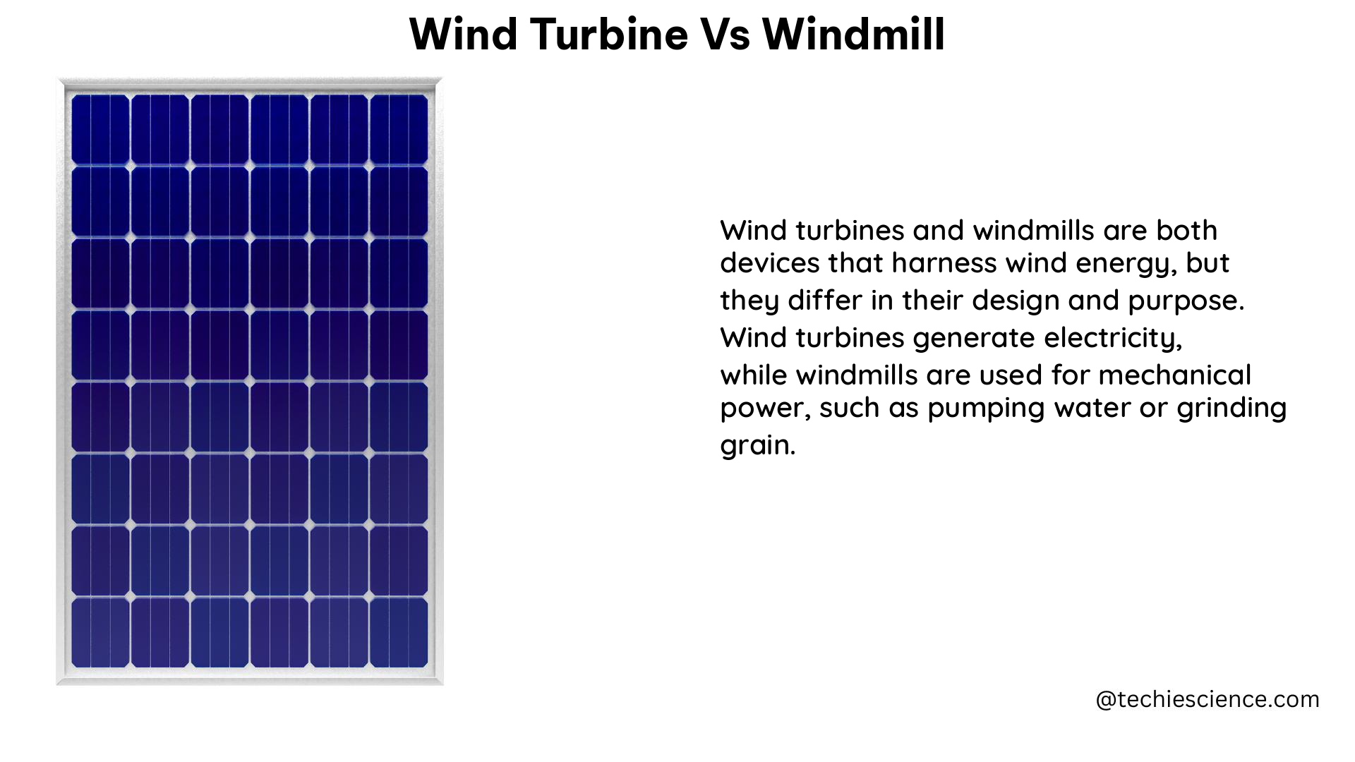 wind turbine vs windmill